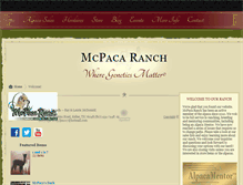 Tablet Screenshot of mcpacaranch.com
